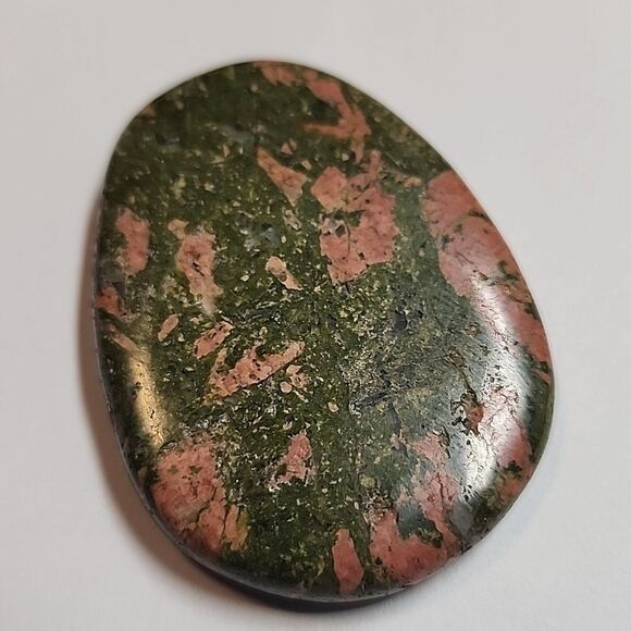 Unakite Jasper Healers Hand Palm Stone - Picture 2 of 3